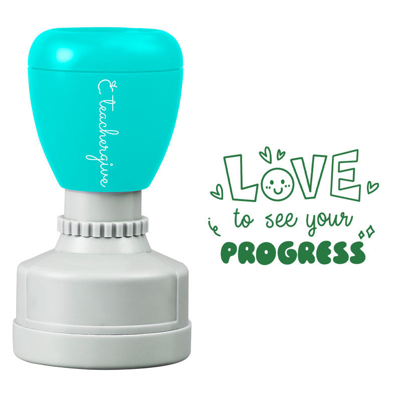 Love To See Your Progress Teacher Stamp