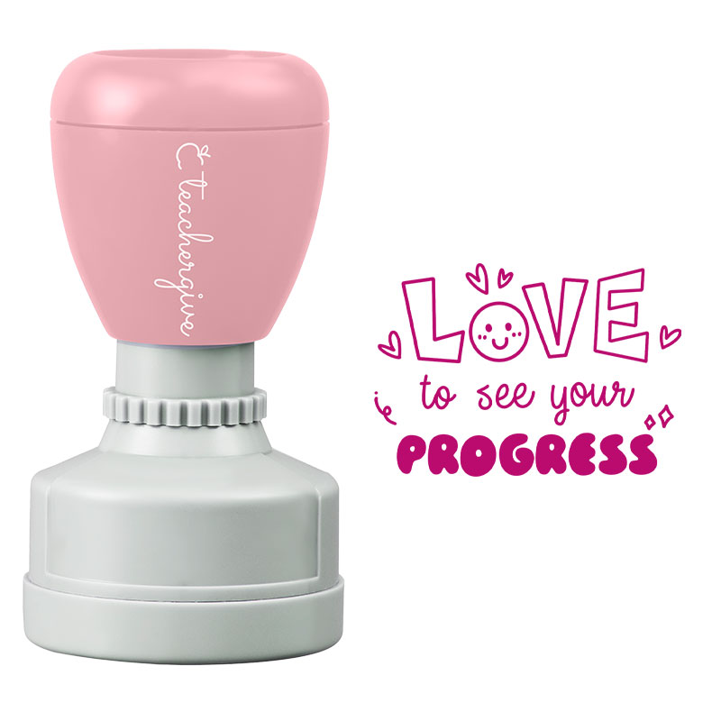 Love To See Your Progress Teacher Stamp