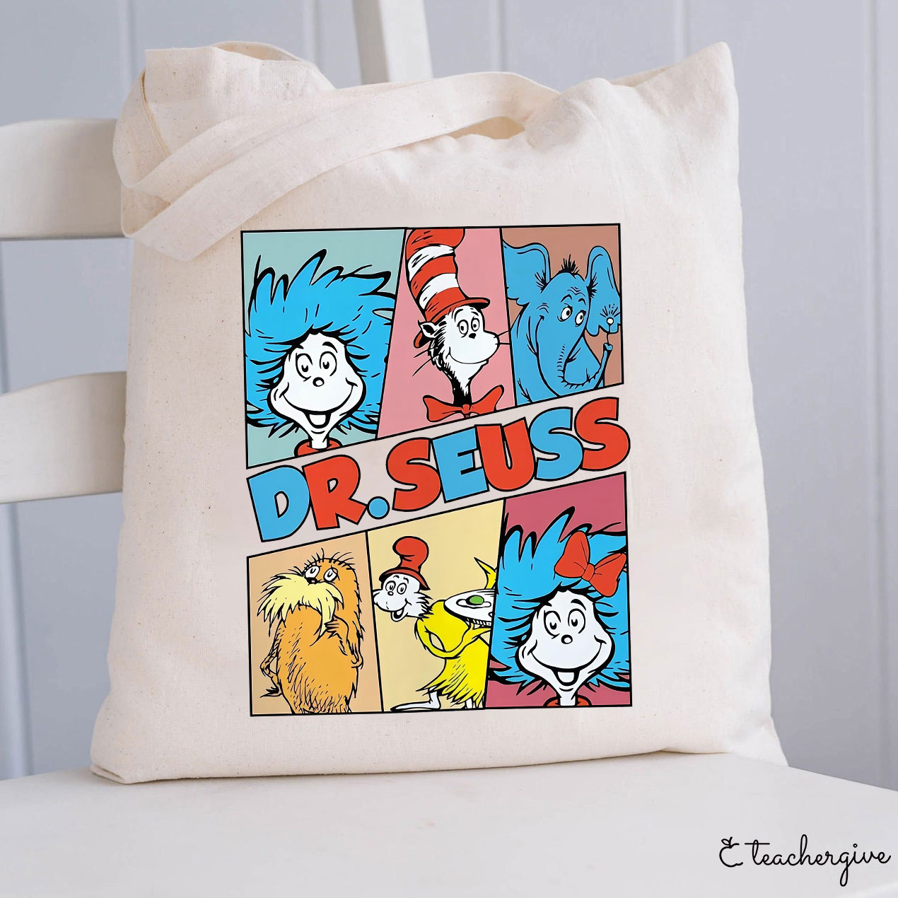 Dr. Seuss Squad Teacher Tote Bag