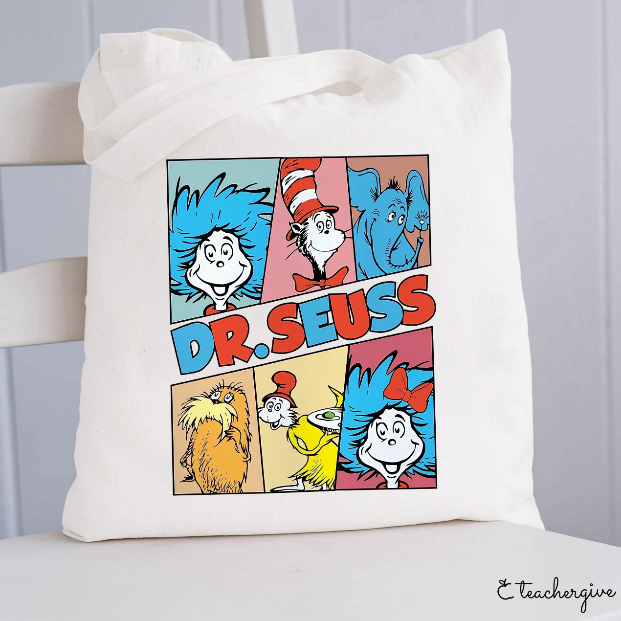 Dr. Seuss Squad Teacher Tote Bag