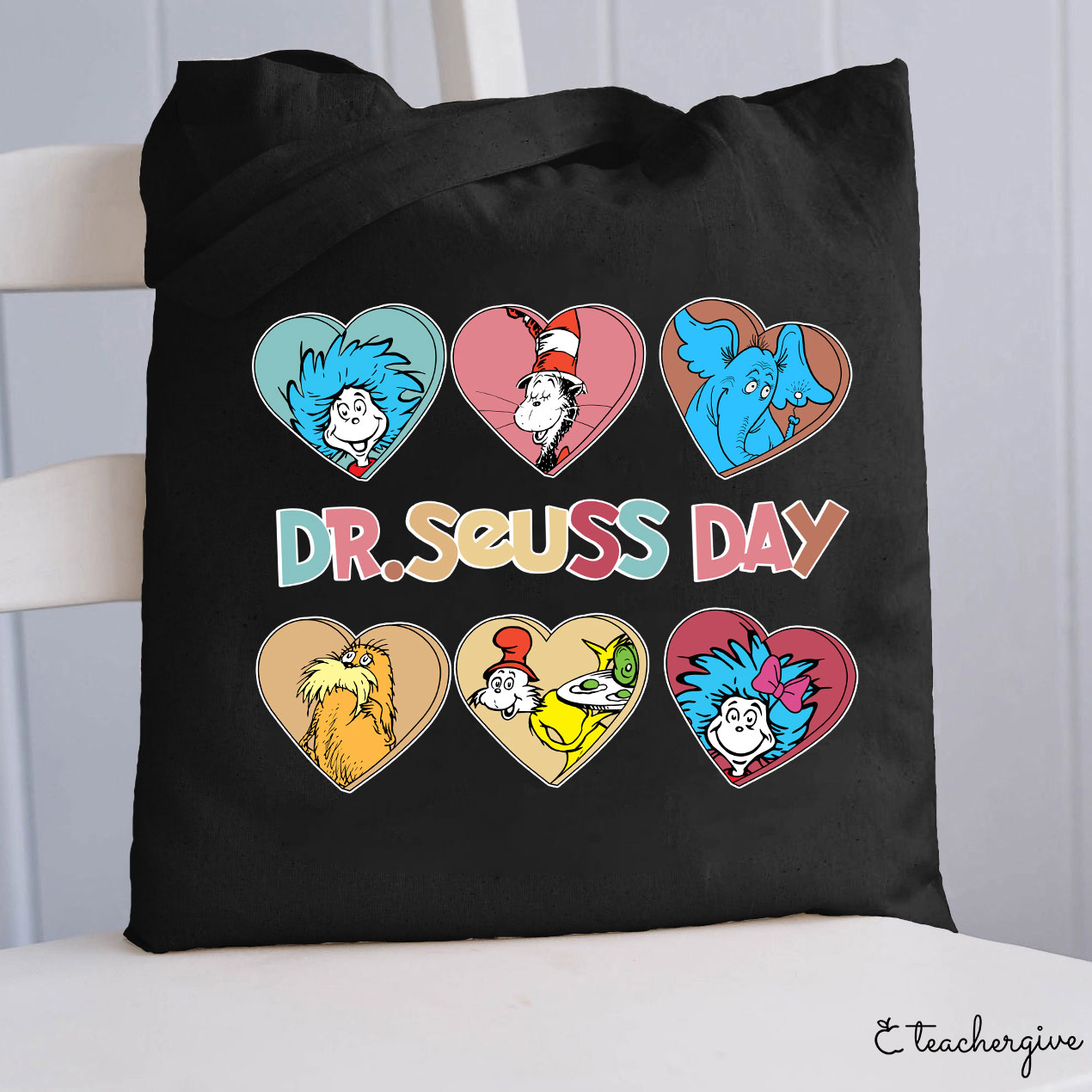 Dr. Seuss Day Teacher Tote Bag