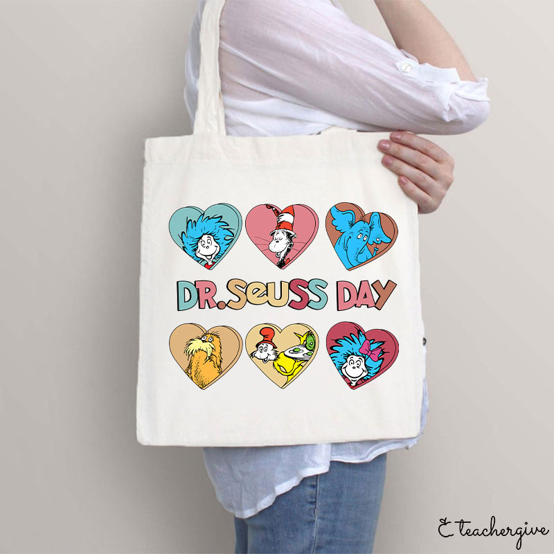 Dr. Seuss Day Teacher Tote Bag
