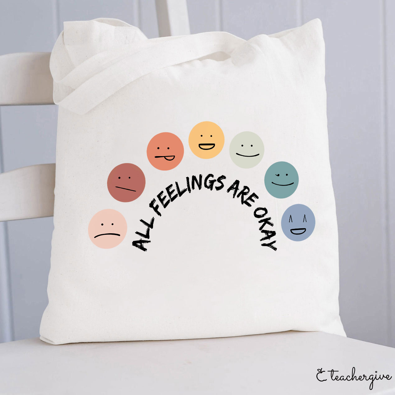 All Feelings Are Okay Teacher Tote Bag