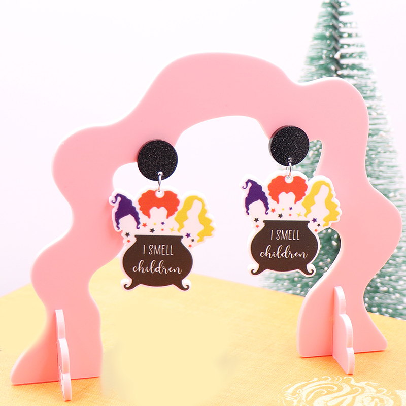 I Smell Children Halloween Acrylic Earrings