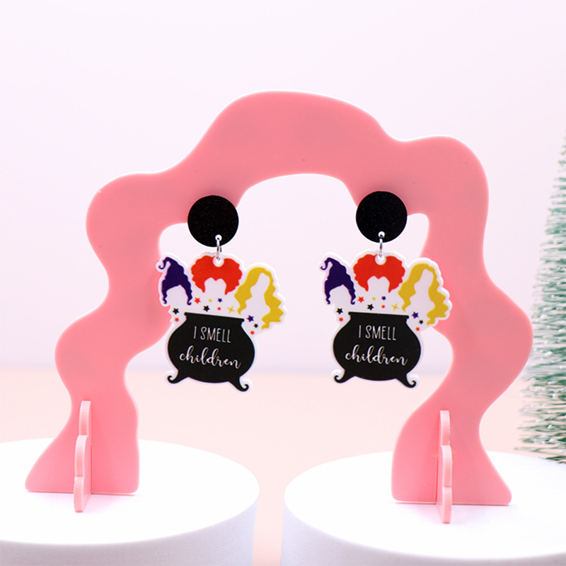 I Smell Children Halloween Acrylic Earrings