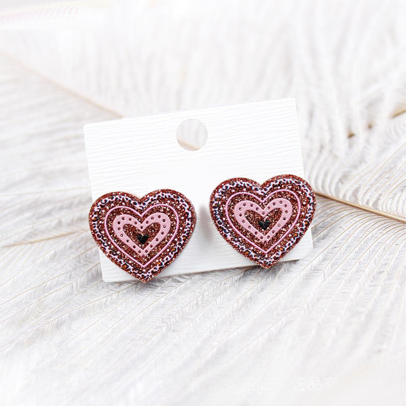 Shining Heart Teacher Acrylic Earrings