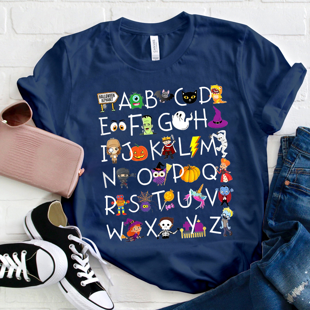 Halloween Alphabet T-Shirt