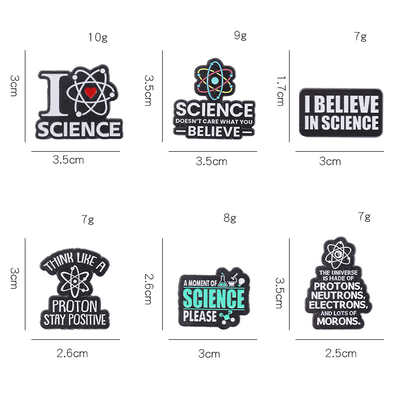I Believe In Science Pin Set