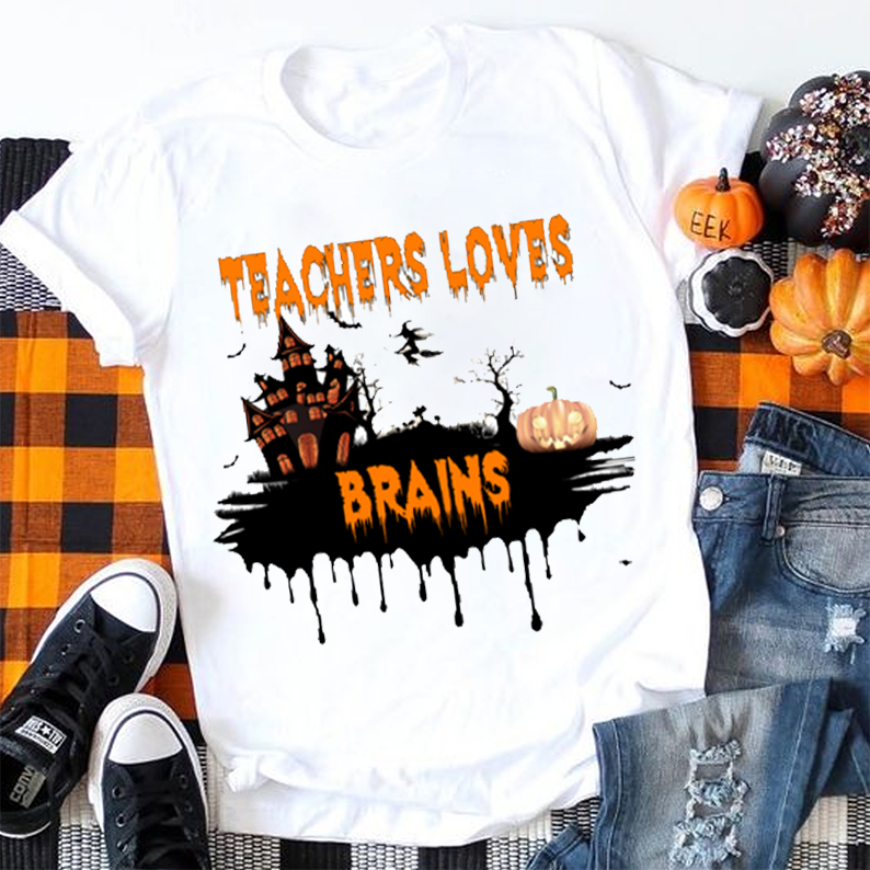 Teachers Loves Brains T-Shirt