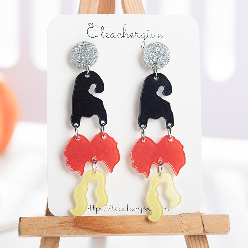 Halloween Elements Acrylic Earrings