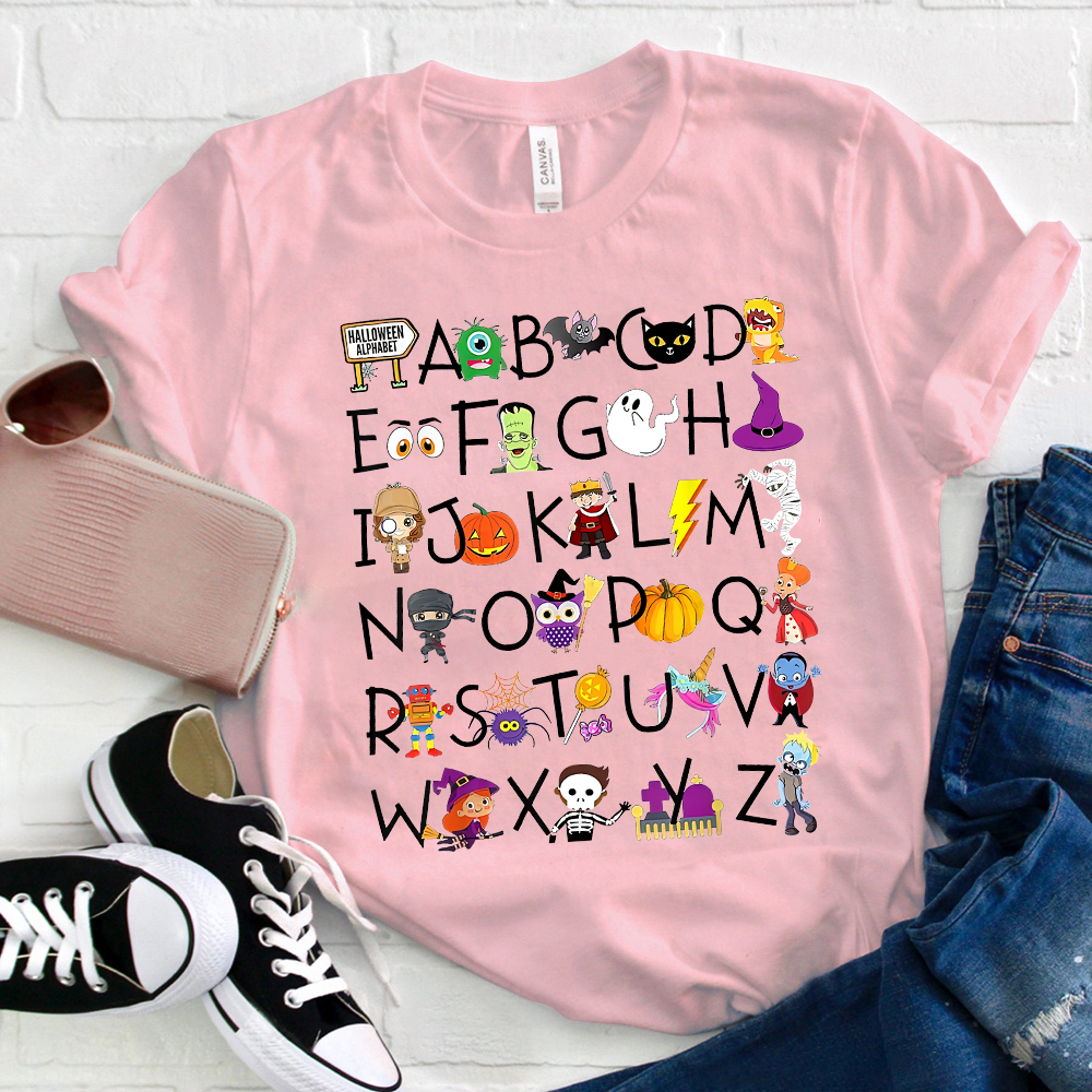 Halloween Alphabet T-Shirt