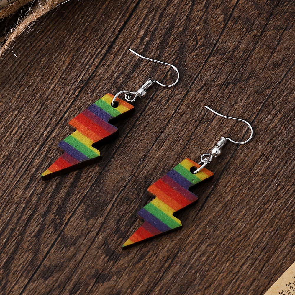 New Rainbow Lightning Earrings