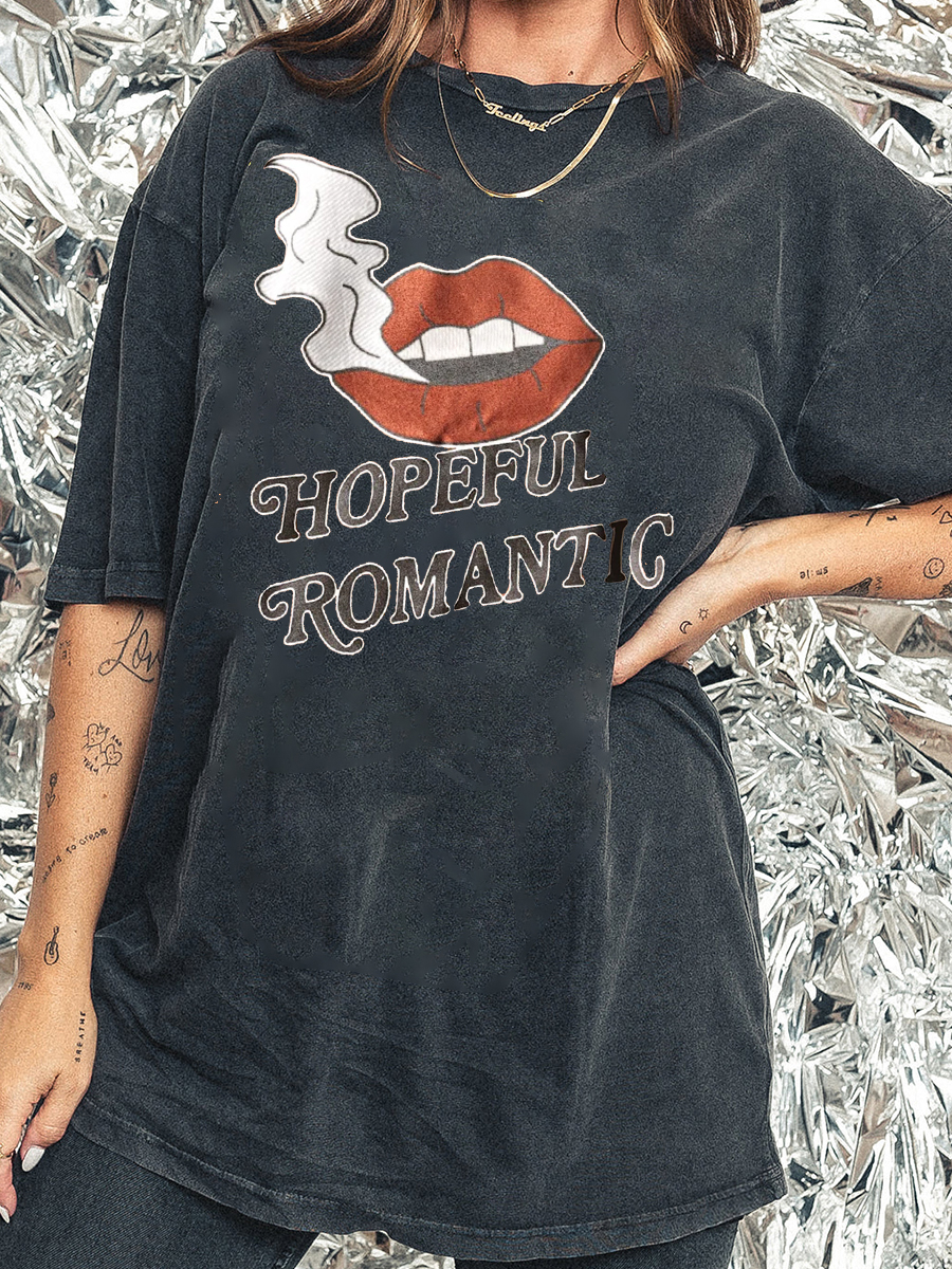 Hopeful Romantic Side Slit Tee