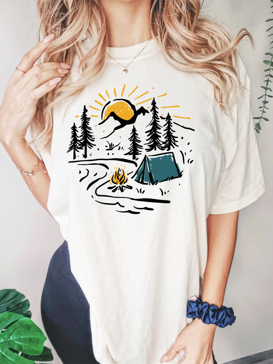 Cool Outdoors Print Shirt