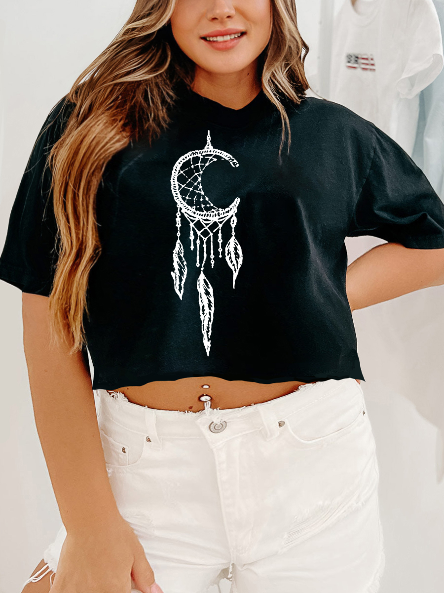 Dream On, Dreamer Crop Tee