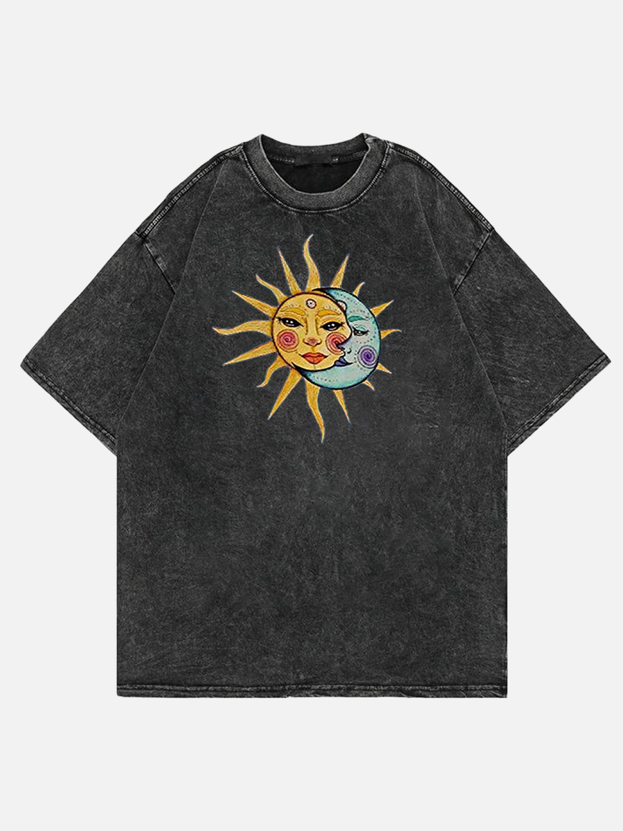 Graphic Print Street Style Lounge Wear Cover Butt Tee