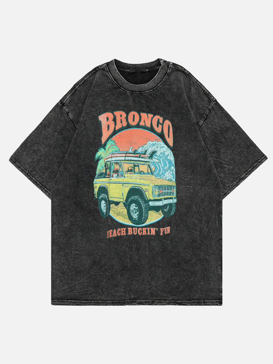 Ford Bronco Beach Vintage Tee