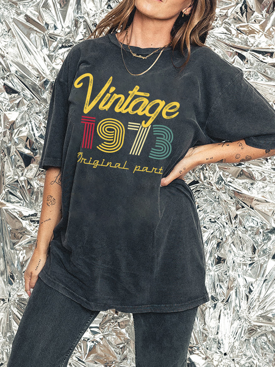 Customize Vintage Birthday T-Shirt