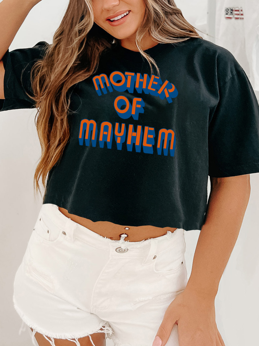Mother Of Mayhem Crop Tee