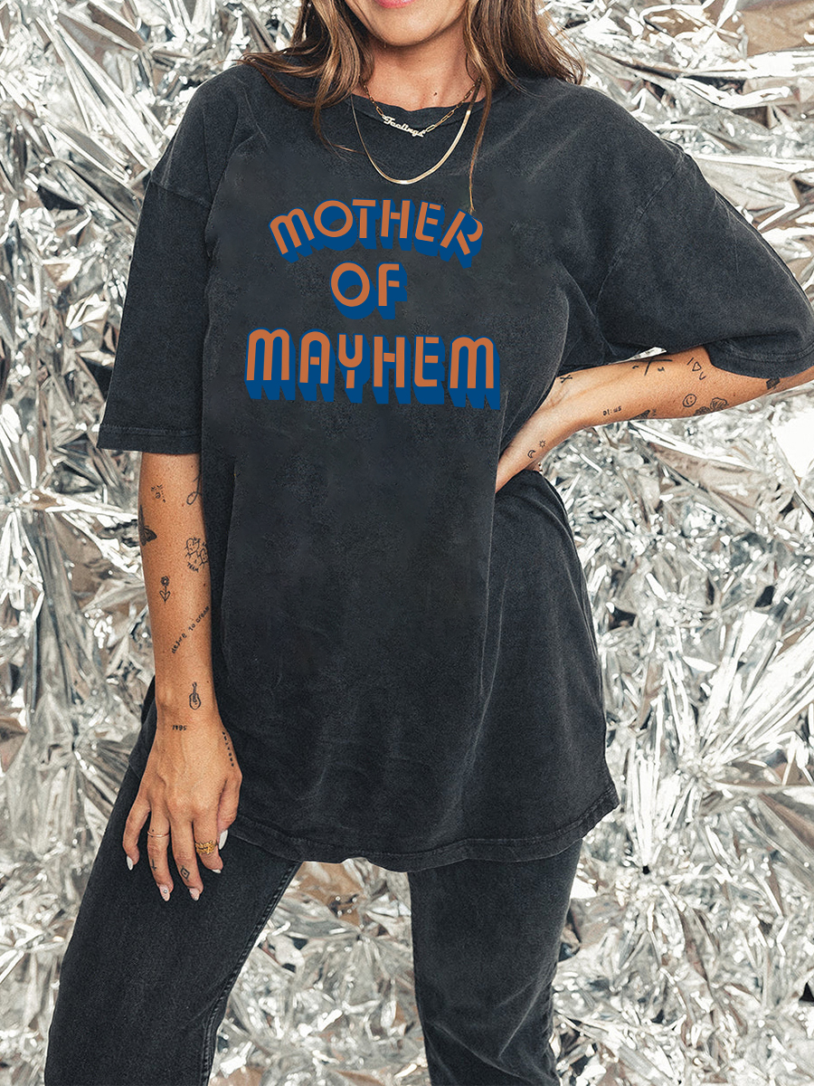 Mother Of Mayhem Side Slit Tee
