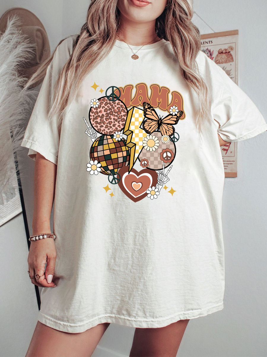 Retro Happy Mama Shirt