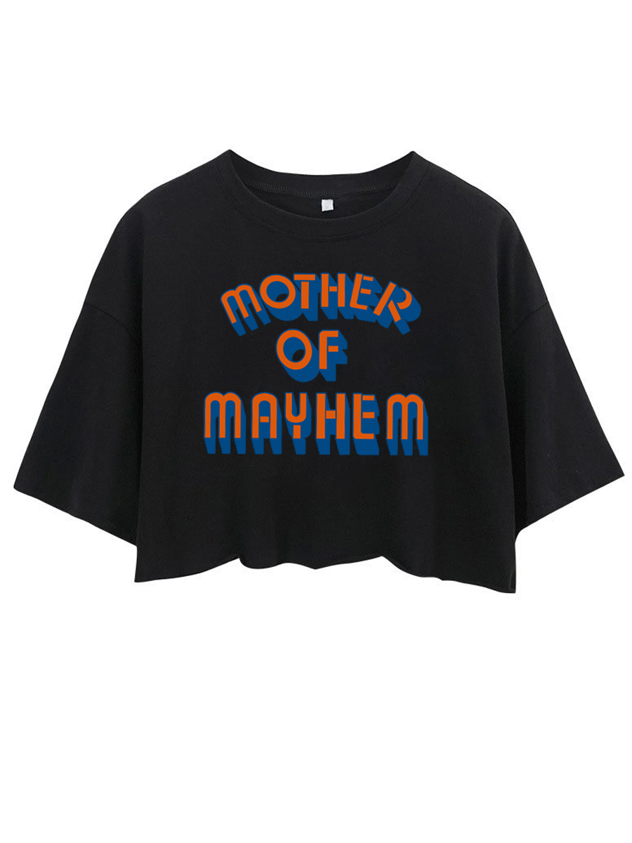Mother Of Mayhem Crop Tee