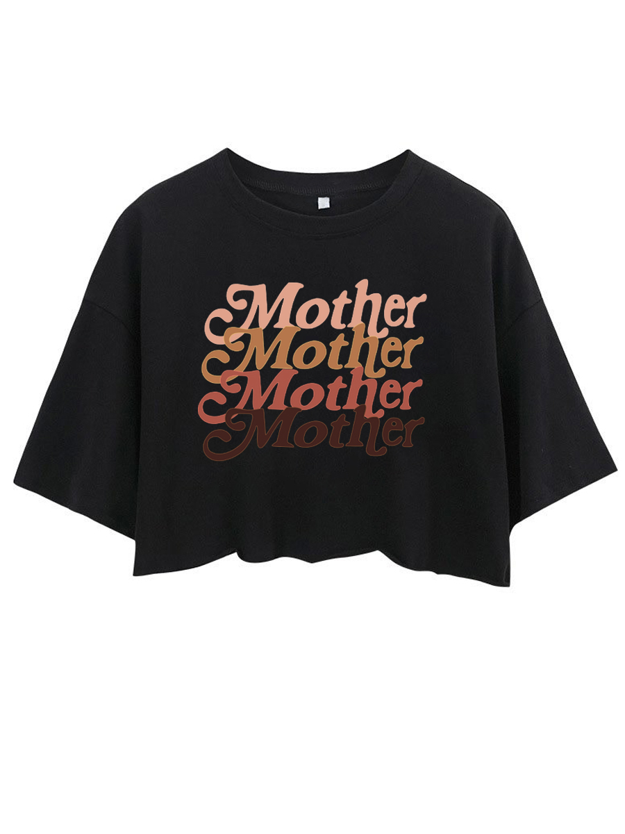 Motherly Mother Crop Tee