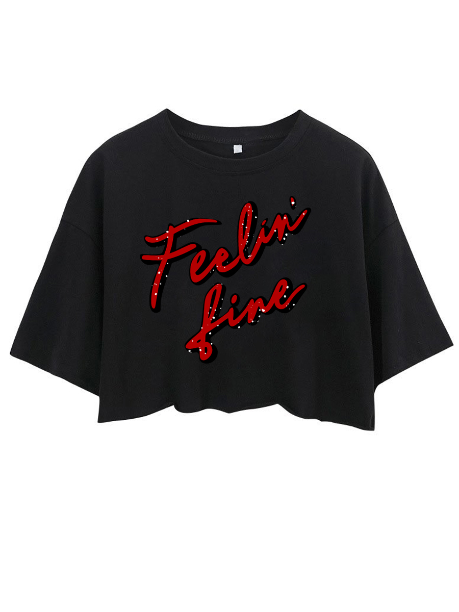 Feelin' Fine Crop Tee