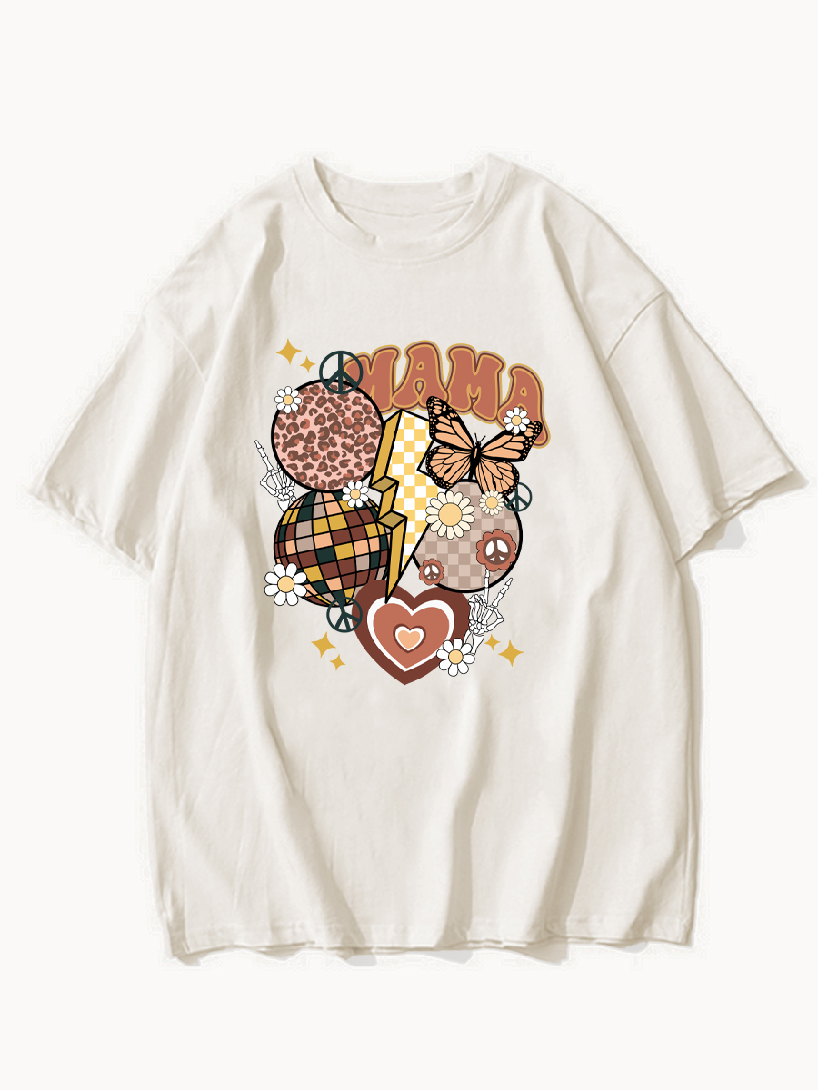 Retro Happy Mama Shirt