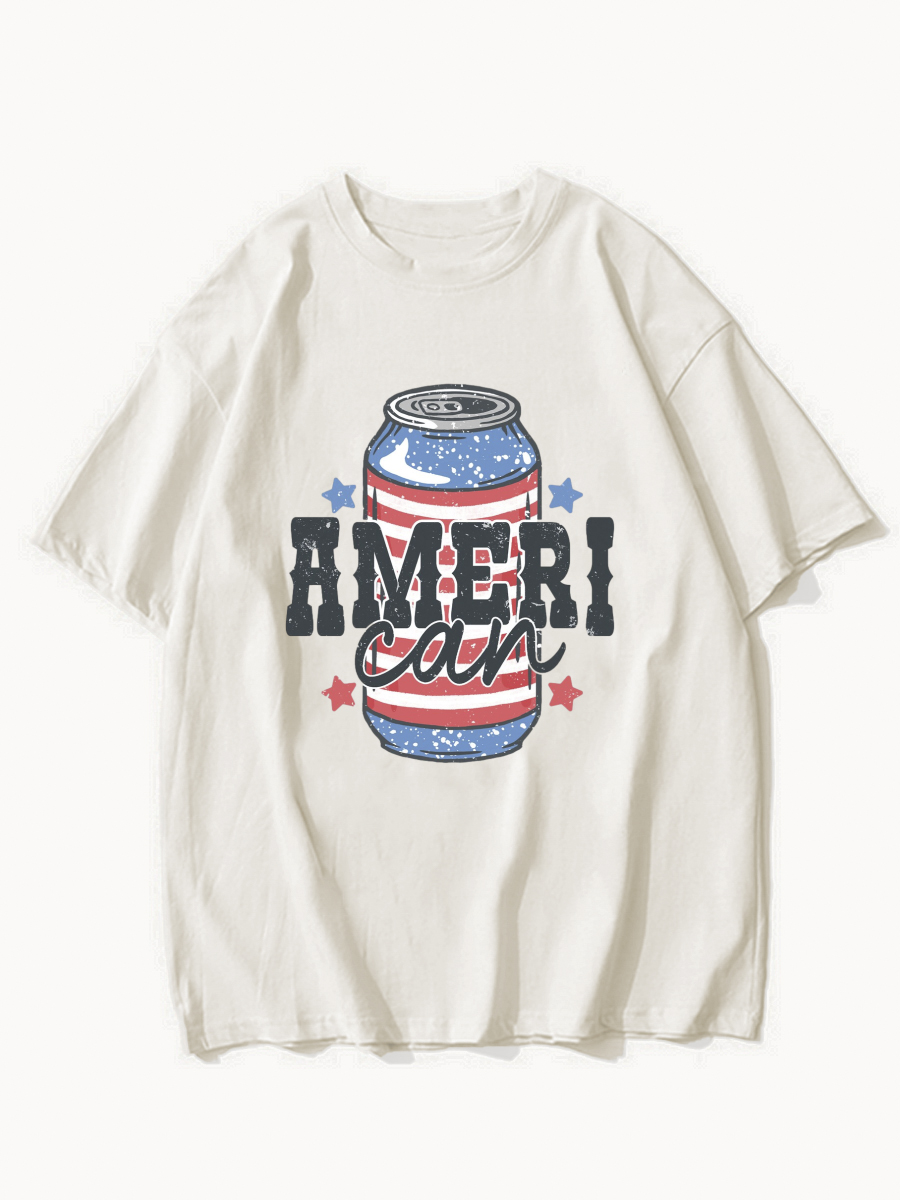 Ameri Can Funny 4Th Of July Shirt