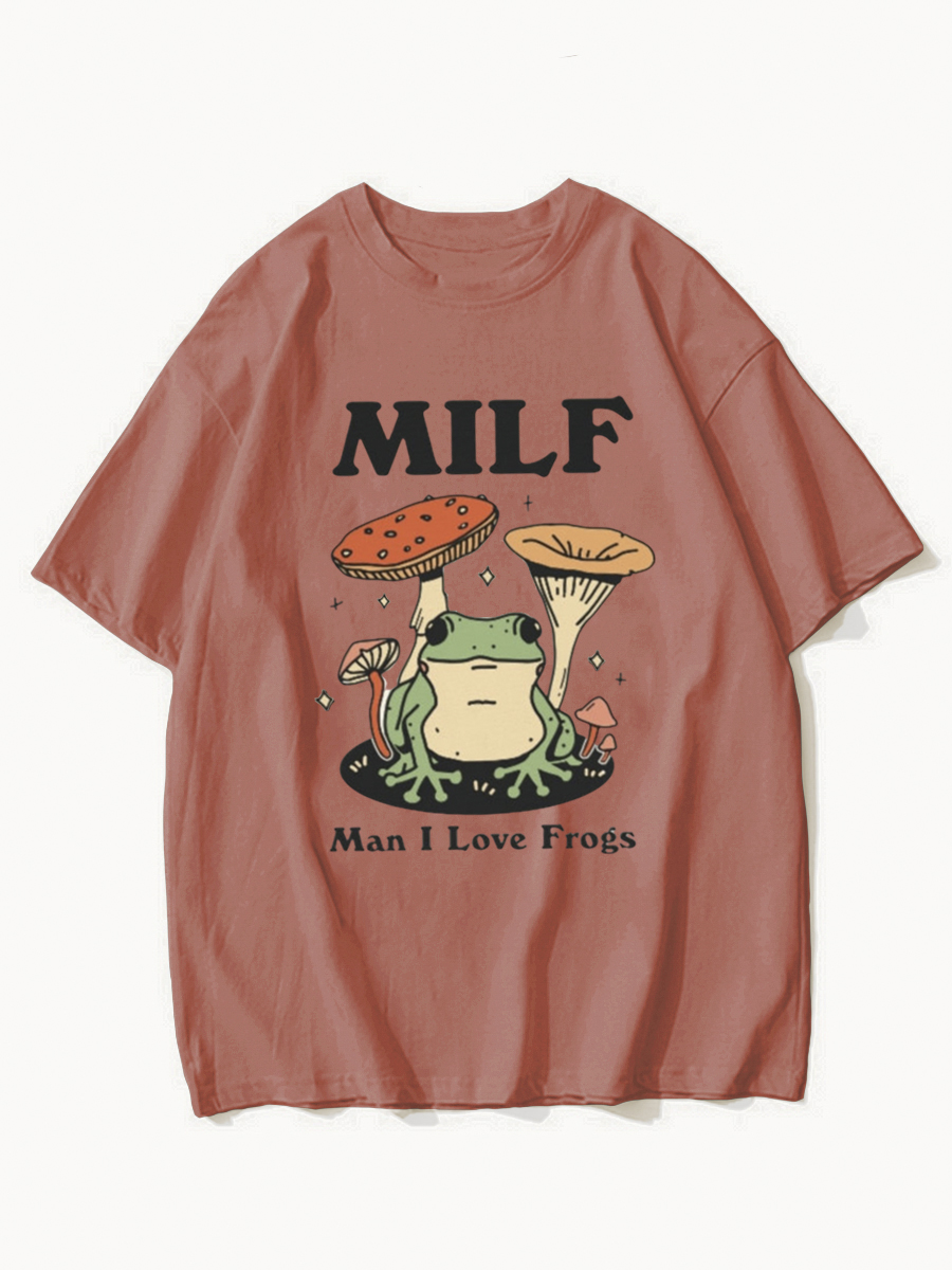 Oversized Retro Frog Tshirt