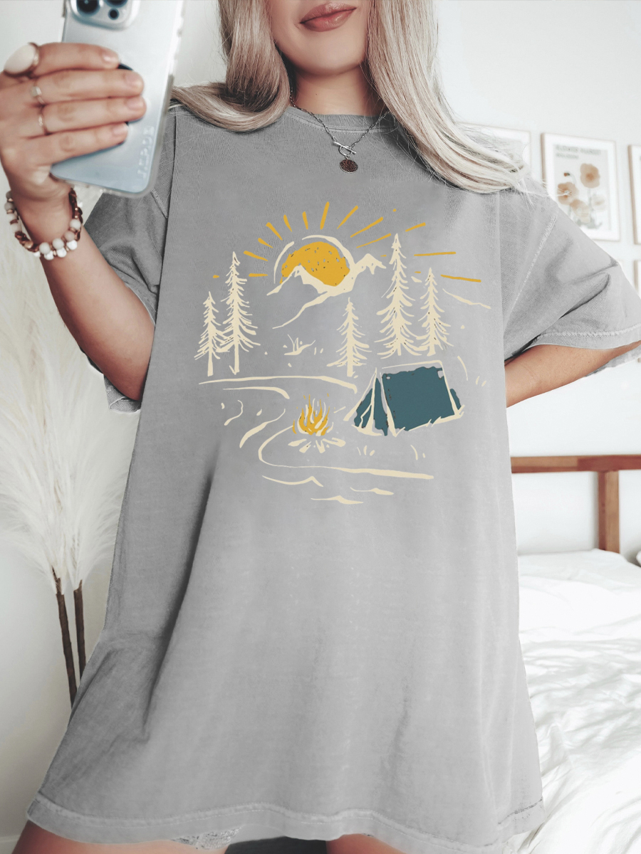Cool Outdoors Print Shirt