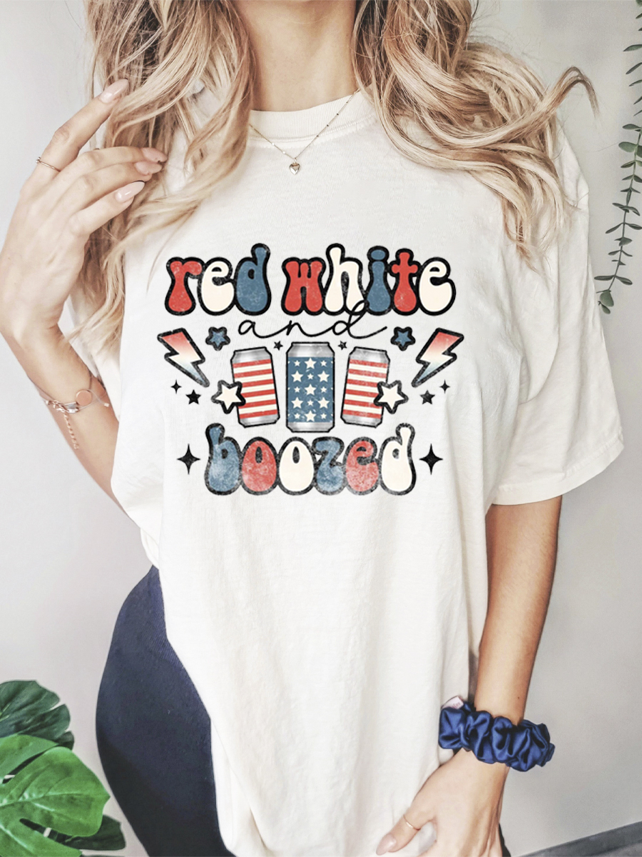 Red White And Boozed Shirt