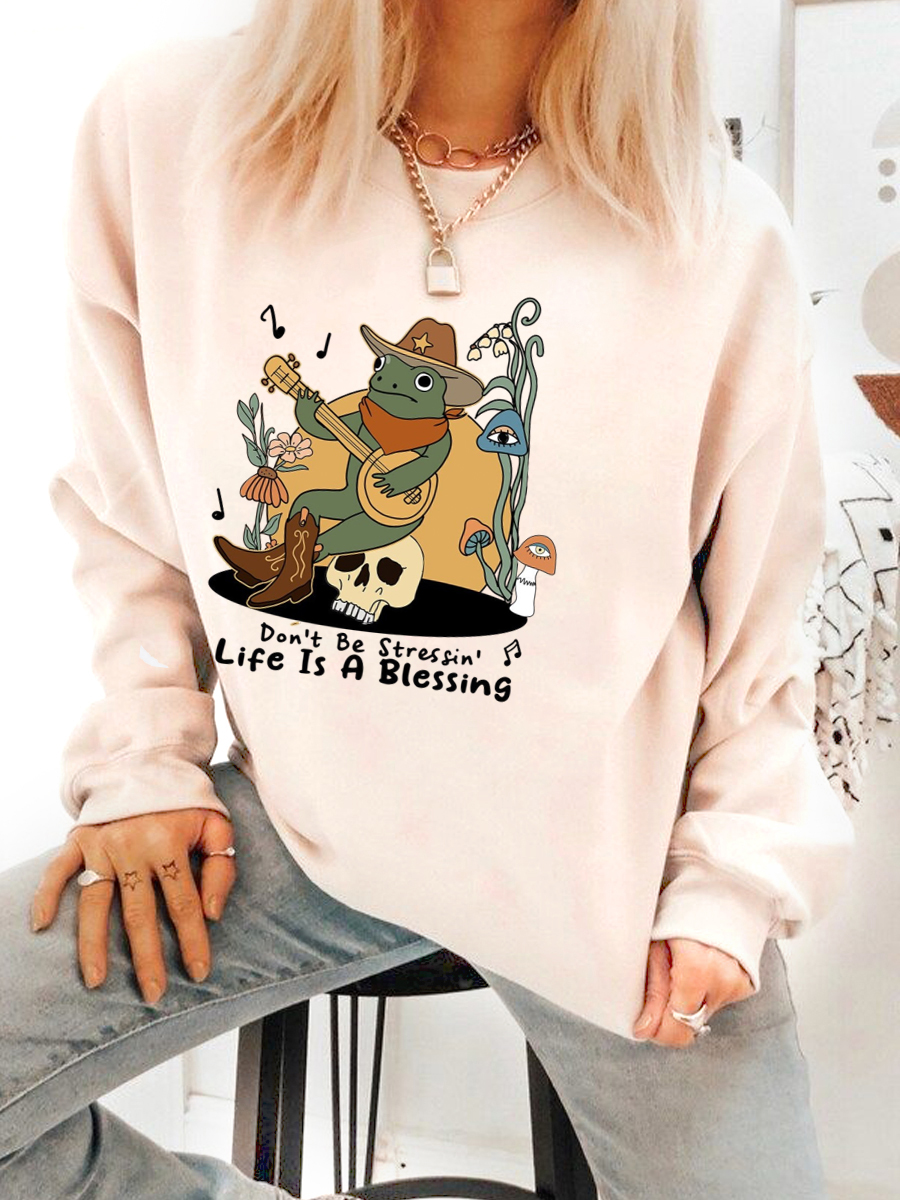 Frog Mushroom Sweatshirt