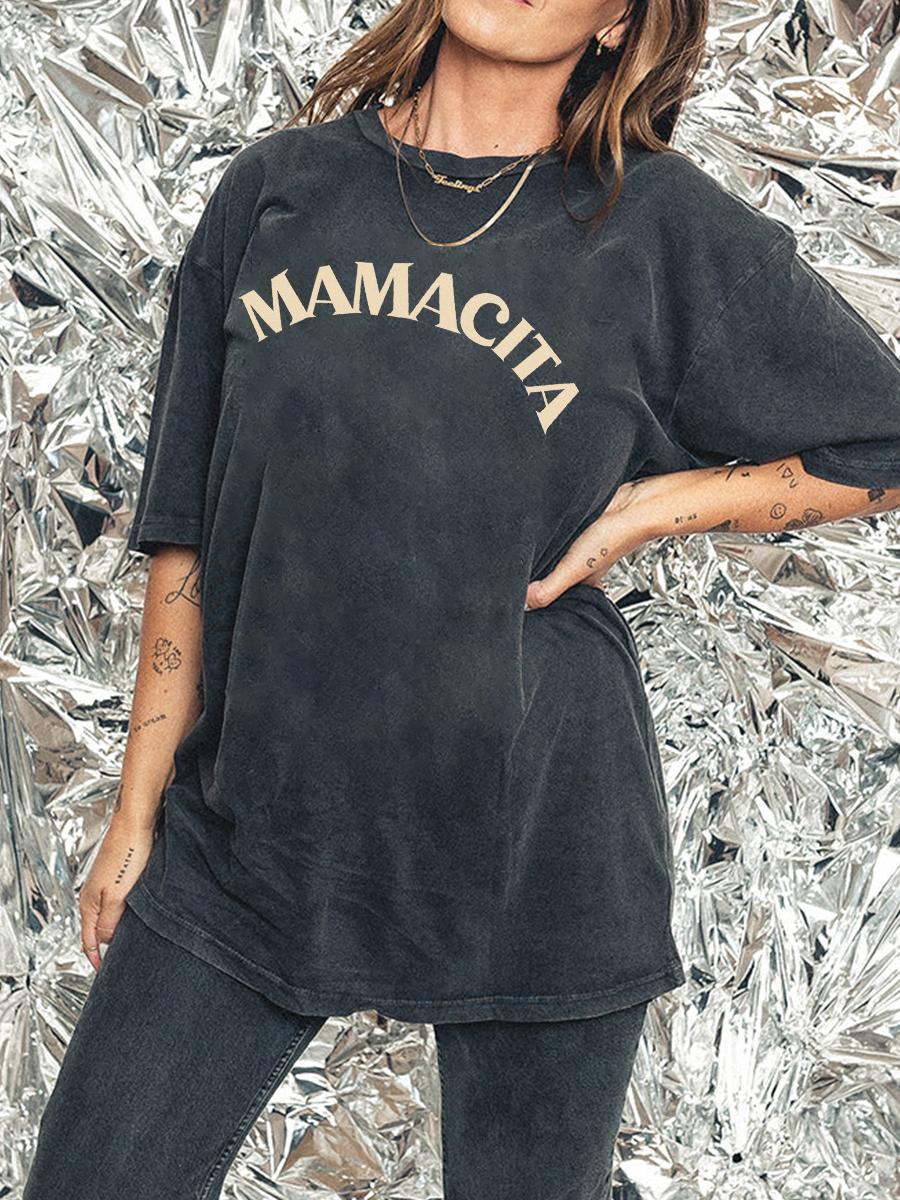 Mamacita Side Slit Tee