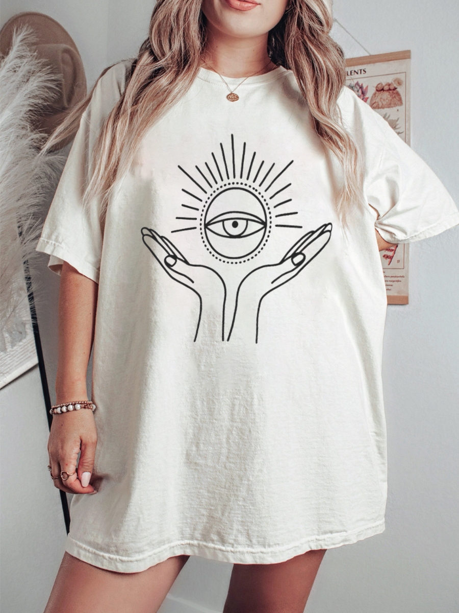 Eye Of The Beholder Side Slit Tee