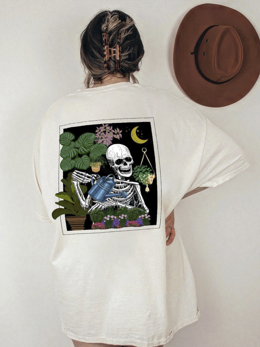 You Make Me Feel Alive Skeleton Plant Shirt