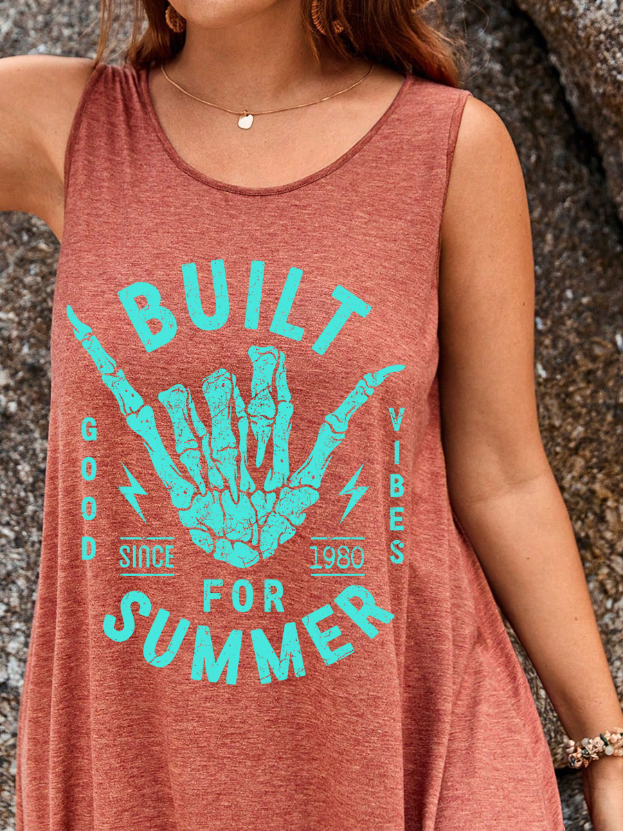 Built For Vibes Split Thigh Tank Dress