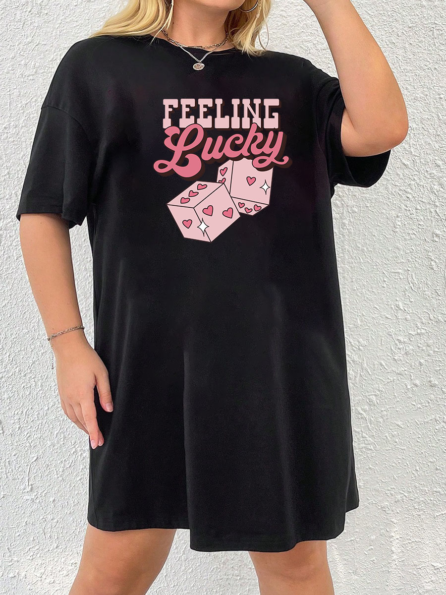 Feeling Lucky Tee Dress