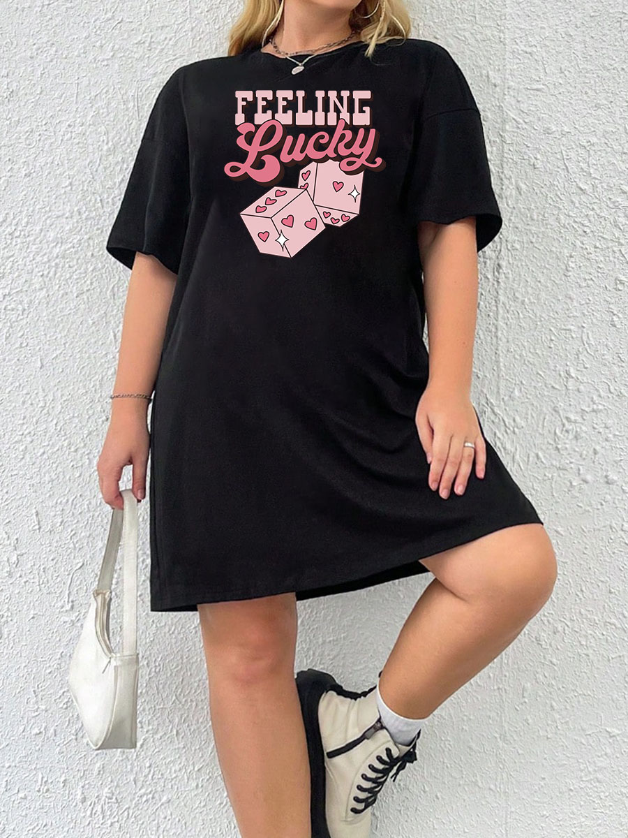 Feeling Lucky Tee Dress