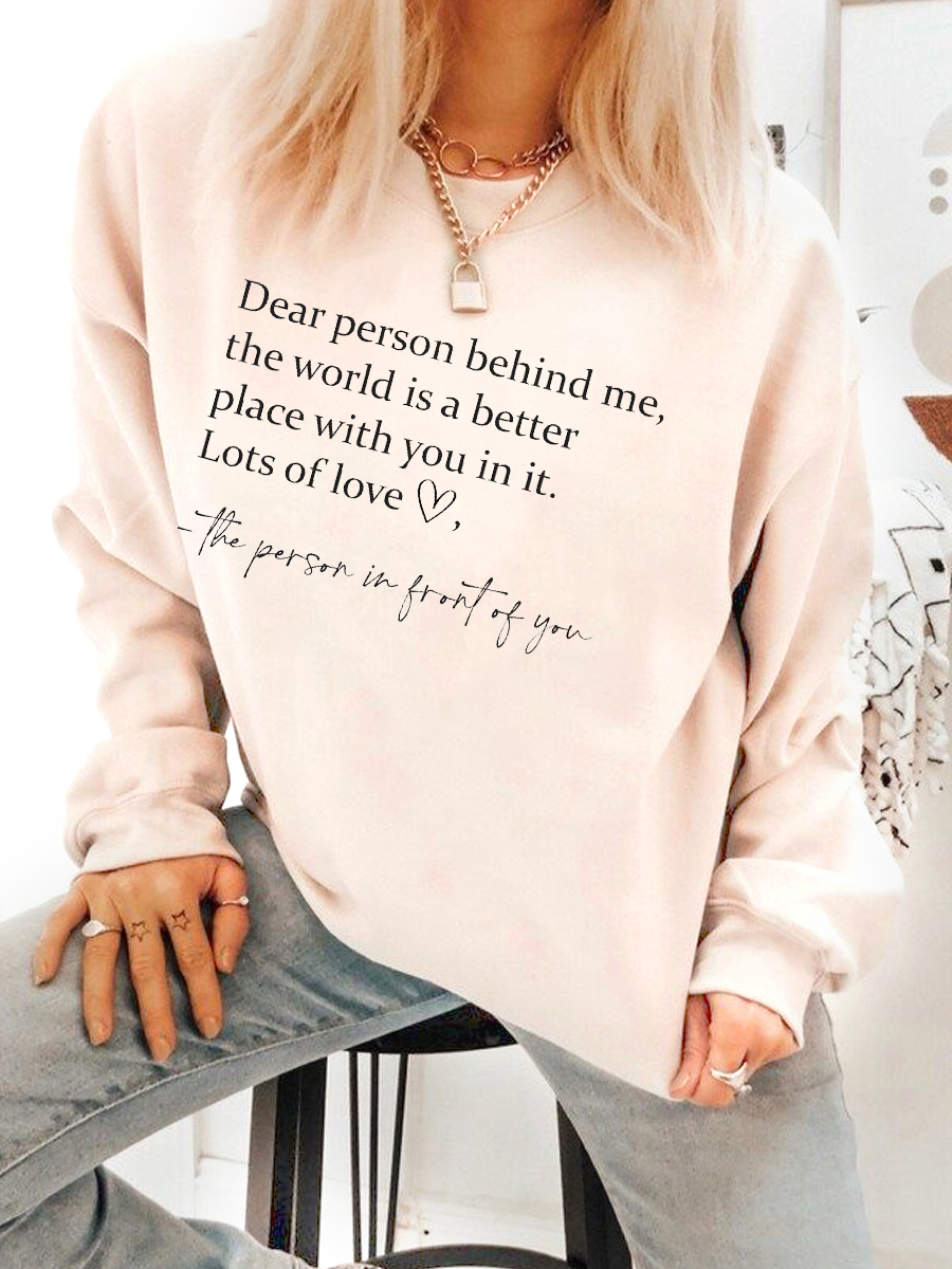 Person Behind Me Sweatshirt