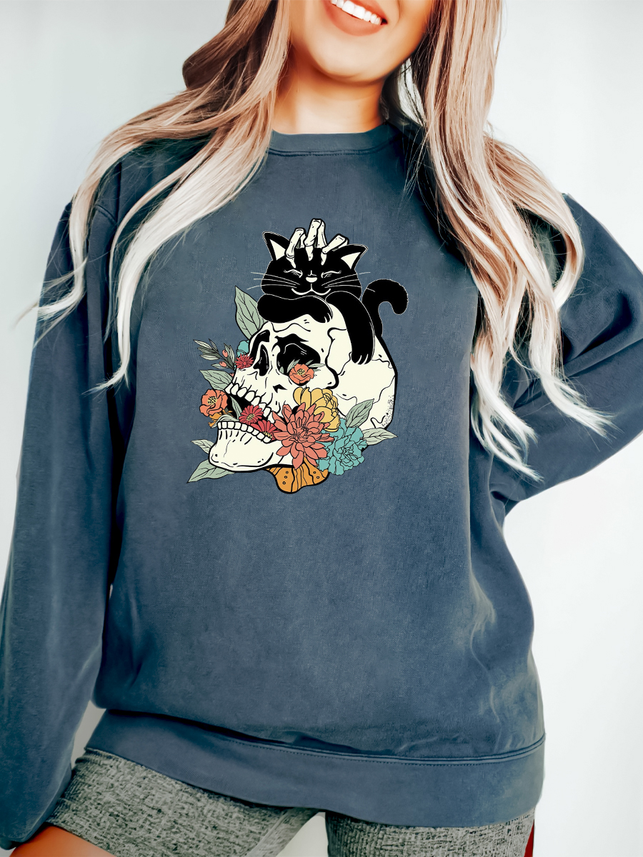 Black Cat Sweatshirt