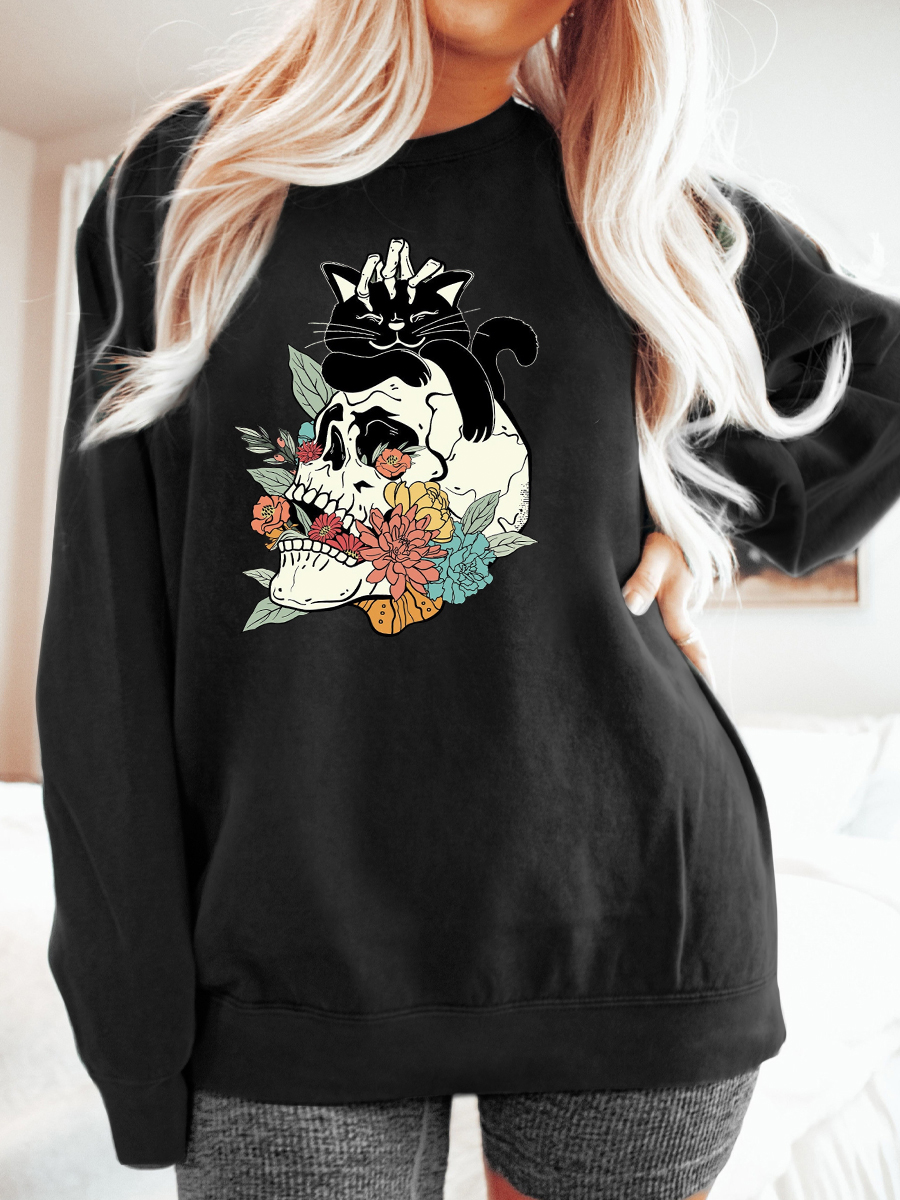 Black Cat Sweatshirt