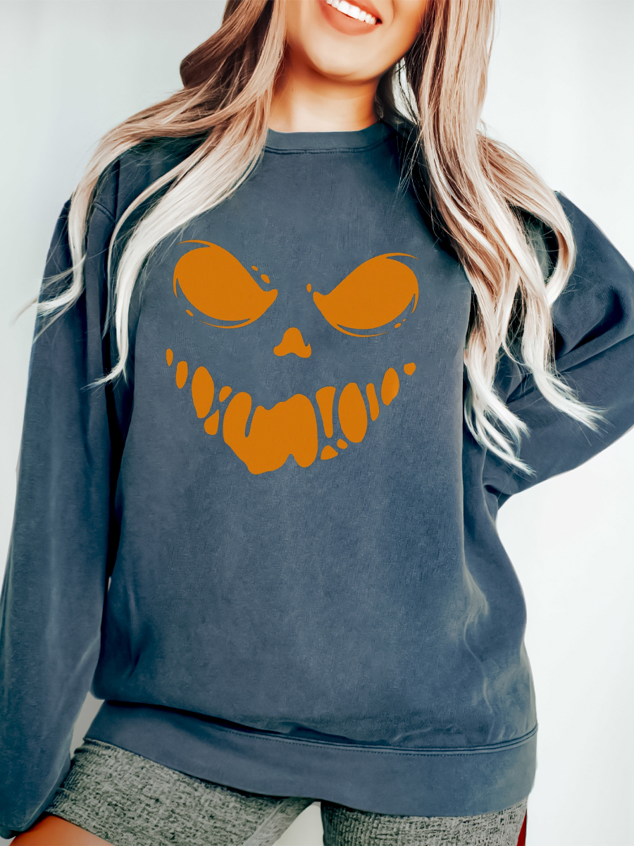 Halloween Face Sweatshirt