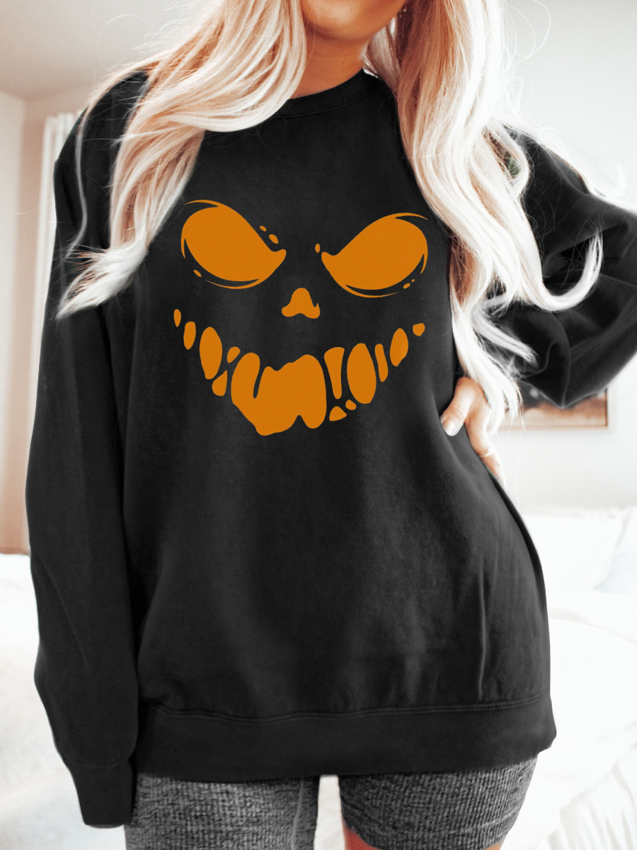 Halloween Face Sweatshirt