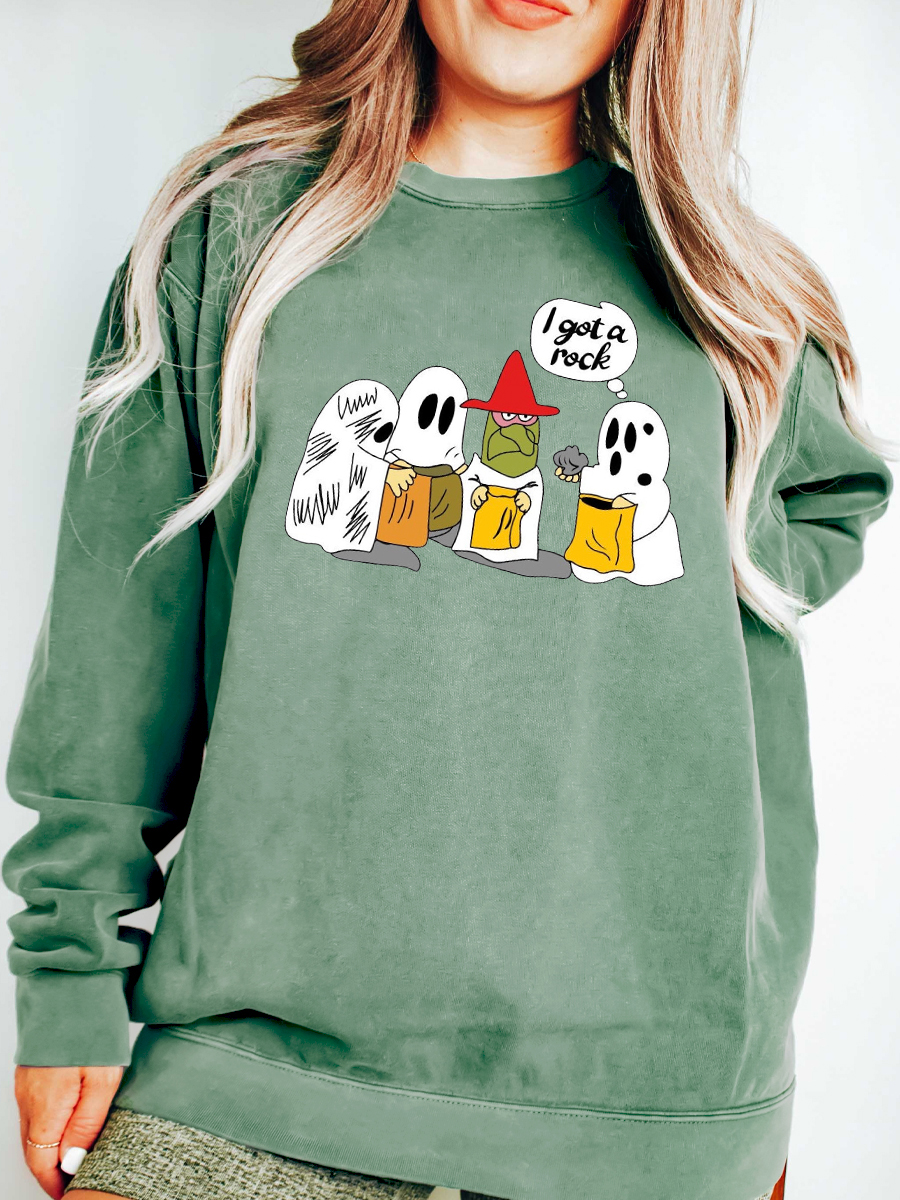 Halloween I Got A Rock Ghost Sweatshirt
