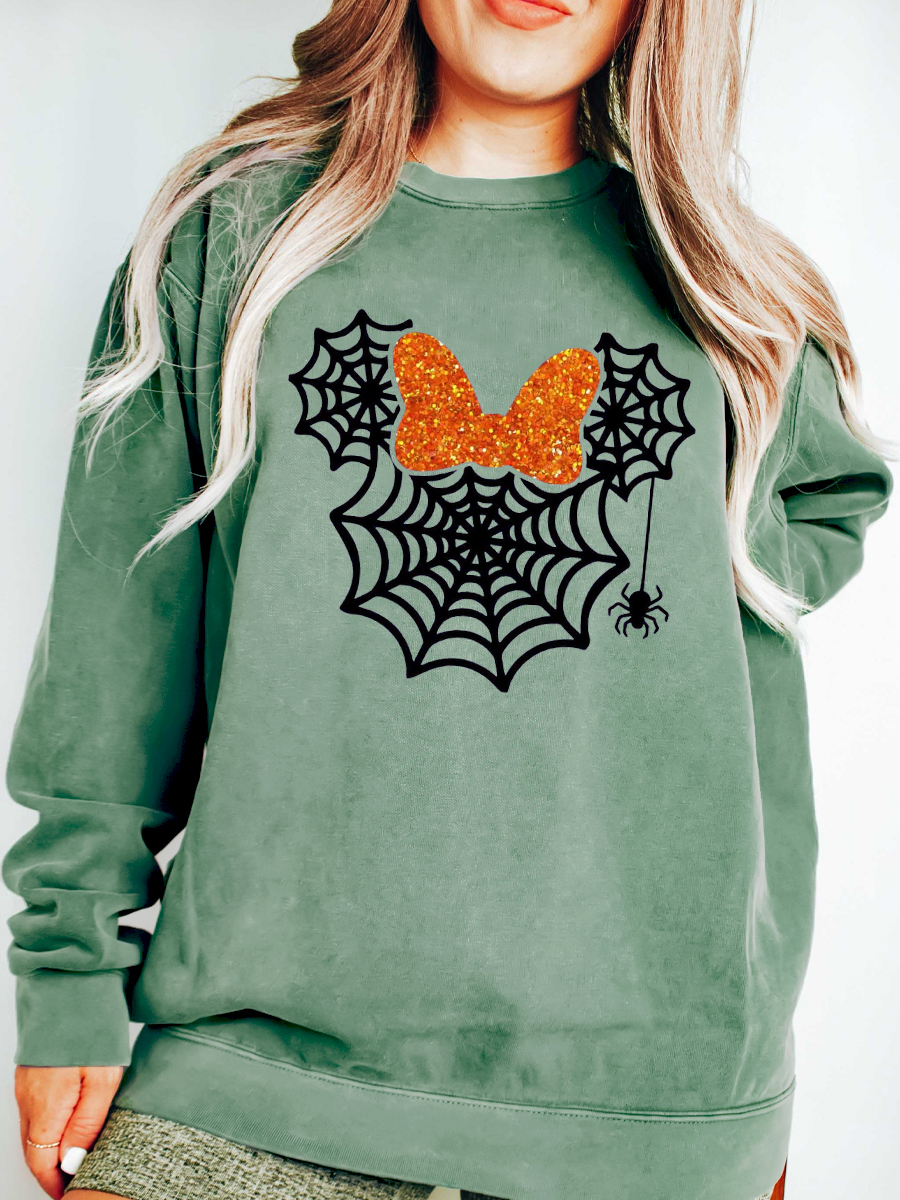 Spider Web Halloween Sweatshirt