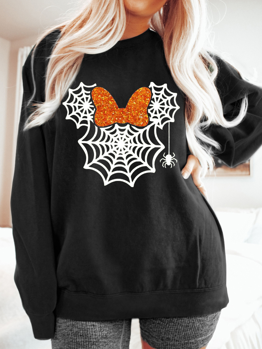 Spider Web Halloween Sweatshirt