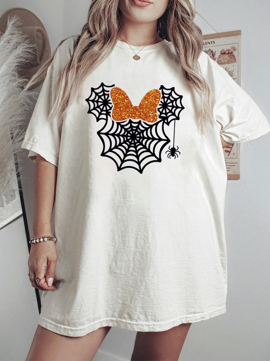 Spider Web Halloween T-Shirt
