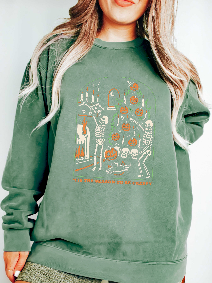 Tis The Season To Be Creepy Sweatshirt